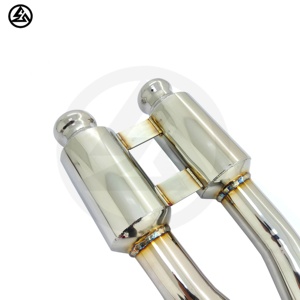 CSZ Exhaust Pipes for BMW E92 M3 4.0L Ss304 X-pipe Midpipe with 2 <strong>Resonators</strong> - Product Image 5