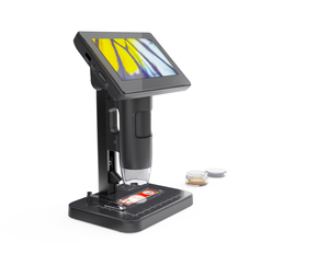 Portátil Tipo-C tres ángulo LED iluminación digital LCD diaply microscopio compatible con pantalla de ordenador externa de mayor resolución - Product Image 5