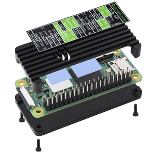La funda protectora de aleación de aluminio Raspberry Pi Zero/2 WH es a prueba de polvo, hermosa y duradera