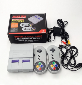 Consola de juegos Retro 400 integrada, portátil, para toda la familia, 8 bits, 2 mandos - Product Image 1