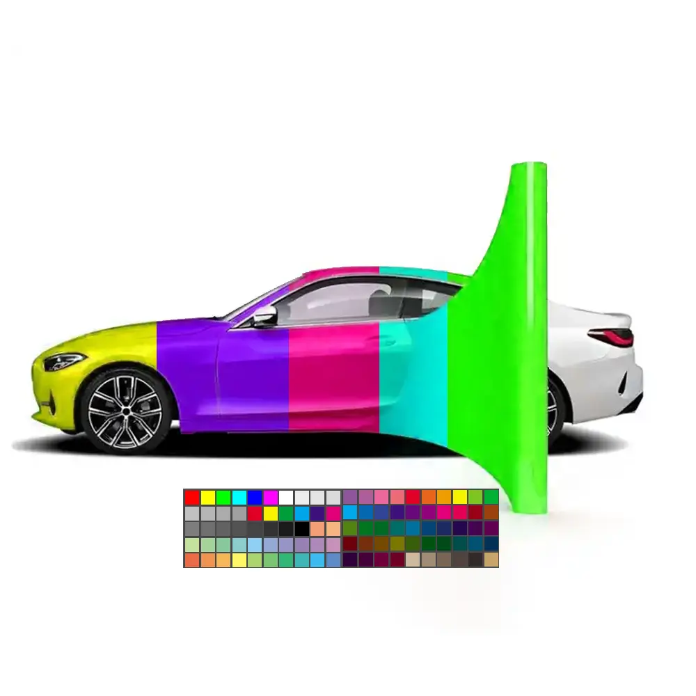 Venta al por mayor Tpu Color verde coche CAMBIO DE Color película de envoltura de Color personalizado TPU brillo película de envoltura de coche