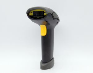 DKT-7218手持式通用串行总线条形码扫描仪1D远程二维码阅读器，带激光光源，用于扫描库存COM接口 - Product Image 2