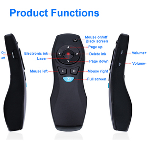 USB Multi-funzione Air Mouse per la presentazione Laser presentatore con puntatore Laser rosso per la presentazione del Computer PPT Powerpoint - Product Image 4