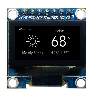 0.96 "OLED Display modulo interfaccia I2C, risoluzione 128x64, Driver SSD1306, schermo Micro LCD per progetti e elettronica - Product Image 5