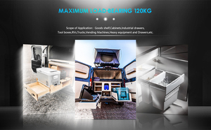 Aoli sheng Truck Bed <span class=keywords><strong>Drawer</strong></span> Slide 220kg Tragfähigkeit für die Aufnahme lagerung Rostfreie Hochleistungs-Schubladen führungen mit voller Ausdehnung - Product Image 5