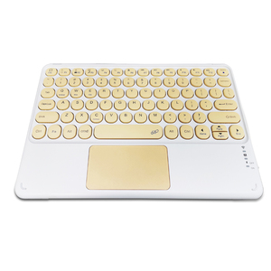 Teclado portátil inalámbrico bt con touchpad para Gamer, teclado colorido RGB con alfombra a prueba de deslizamiento - Product Image 1