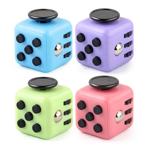 新着ダイスポップアップスピナーポッパーフィジェットおもちゃマジックインフィニットアンチストレスキューブ - Product Image 1