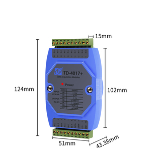 Módulo de adquisición de datos del interruptor Aislador de señal RS485 MODBUS RTU Diferencial 24 bits AD Chip Conmutación libre de voltaje de corriente - Product Image 1