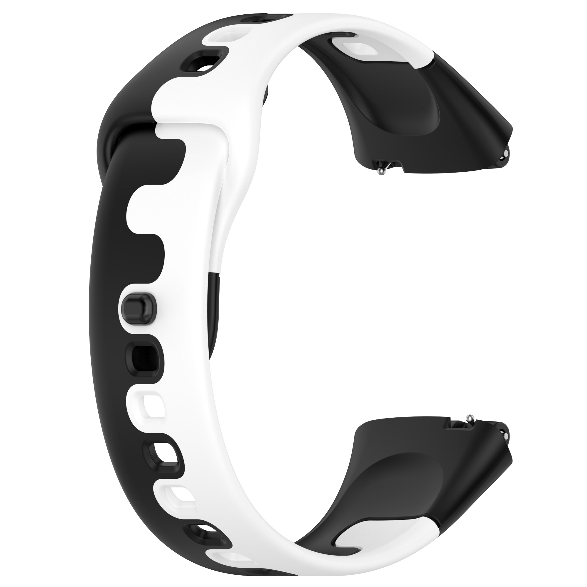 black white