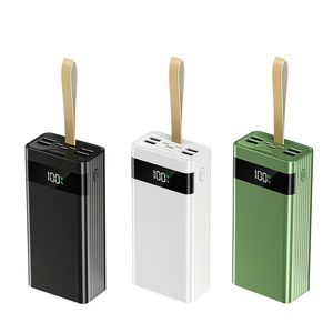Real Fast Charging 22.5W PD QC3.0 Large Capacity 5 <strong>Output</strong> 3 <strong>Input</strong> LED Portable Charger Powerbank 50000 Mah Power Bank - Product Image 1