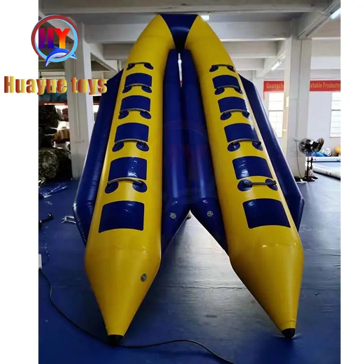 Beste Verhuur Watersport Inflatie Boot 10 Personen Dubbele Buis Bananenboot