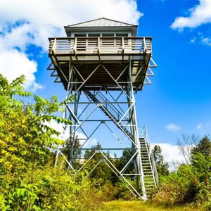 Bảo vệ trên cao và tháp quan sát đạn đạo tháp đồng hồ mạ kẽm tự hỗ trợ tháp xem xét tháp an ninh quan sát - Product Image 6