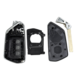 Premium 3 Button Remote Smart <strong>Key</strong> Replacement <strong>Key</strong> Shell Housing for <strong>VW</strong> Vehicle <strong>Keys</strong> - Product Image 2