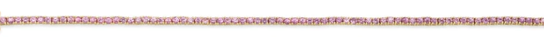 18k gold pink cz