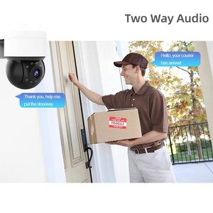 Cámara de vigilancia de seguridad para exteriores resistente a la intemperie Ethernet Tuya WiFi Conexión dual Pan/Tilt LED infrarrojo Cámaras inteligentes de 2MP - Product Image 4