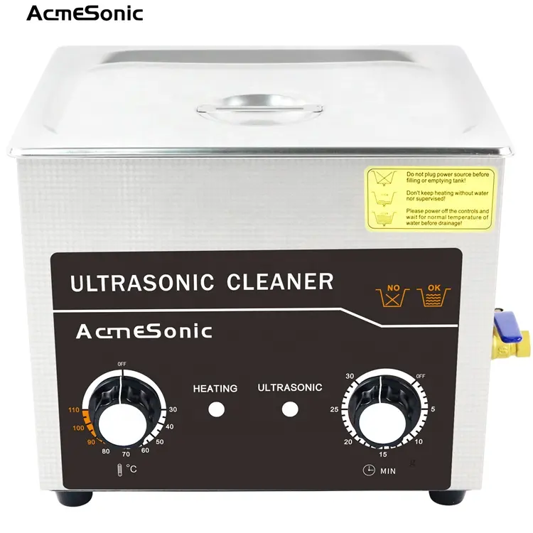 10L araba Motor tamir sanayi ultrasonik pirinç parçalar temizleme makinesi