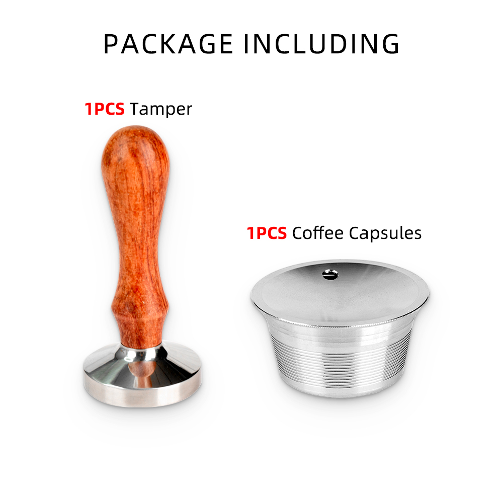 1pcs coffee capsule 1pcs tamper