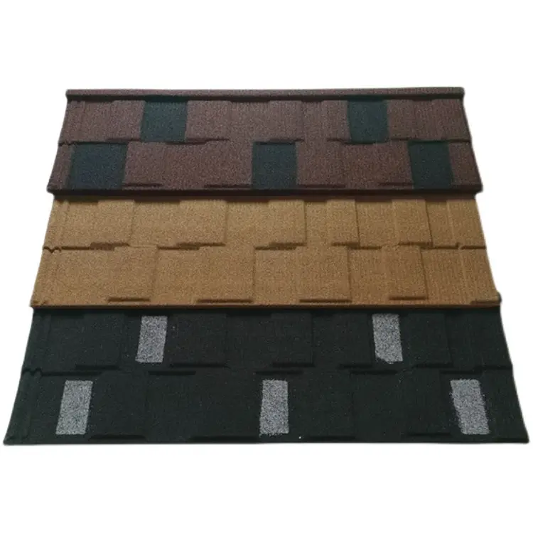 Roof Materials Bitumen Asphalt Shingles Stone Coated Roofing Tile