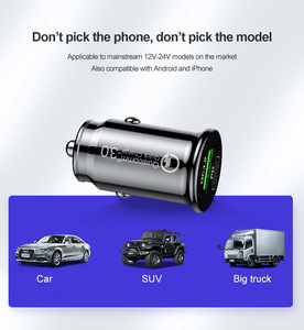 双端口C型汽车充电器迷你汽车Cargador Tipo c插座适配器18W 3.1A快速充电PD Usb C汽车充电器QC3.0适配器 - Product Image 3