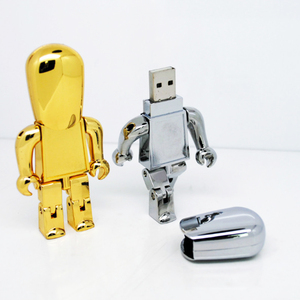 机器人 USB OEM 金属机器人 USB 闪存驱动器机器人 USB 棒 - Product Image 1