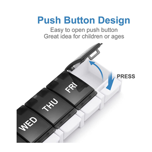 <strong>2</strong> <strong>Times</strong> a Day, <strong>7</strong> Day Pill Box <strong>1</strong> <strong>Time</strong> a Day Pill Box Organizer - Product Image 2