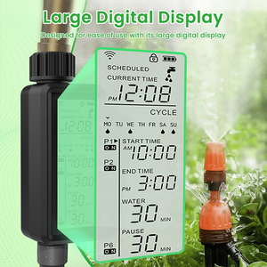 AVATTO Tuya sistema di controllo automatico del giardino Wifi Tuya App tubo intelligente IP55 impermeabile all'aperto Timer di irrigazione automatico - Product Image 5