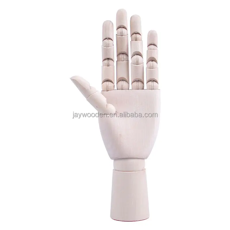 7-12 Inch Linh Hoạt Ngón Tay Nghệ Sĩ Vẽ Bằng Gỗ Manikin Mô Hình Tay Mannequin Khoa Học Kỹ Thuật Đồ Chơi Để Hiển Thị