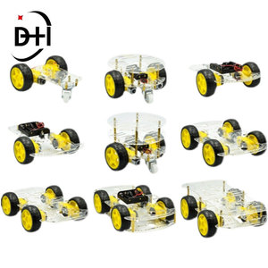Neuer Vermeidung verfolgungs motor Smart Robot Car Chassis Kit Geschwindigkeit geber Batterie kasten 2WD Ultraschall modul Für Arduino UNO R3 Kit - Product Image 1