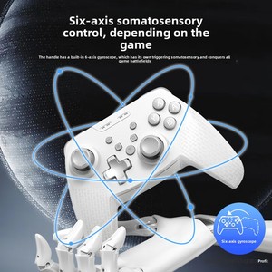 Drahtlos für Bluetooth-Controller Vibrations motor Hall Wipp schalter Adapter Joystick-Controller für Computer Tablet Steam Car - Product Image 4