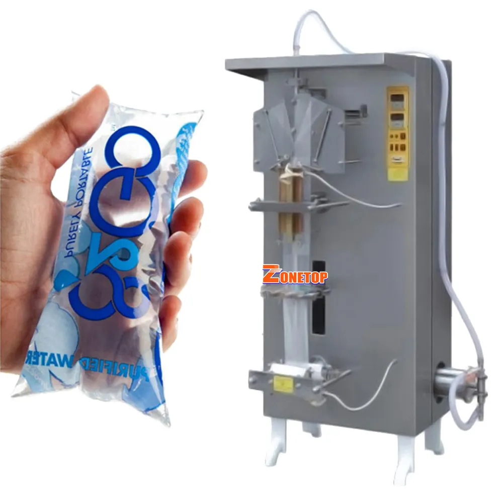SJ1000 Automatic Filling Drinking Pure Water Sachet Bag Maker Machine To Make Purified Water Bags