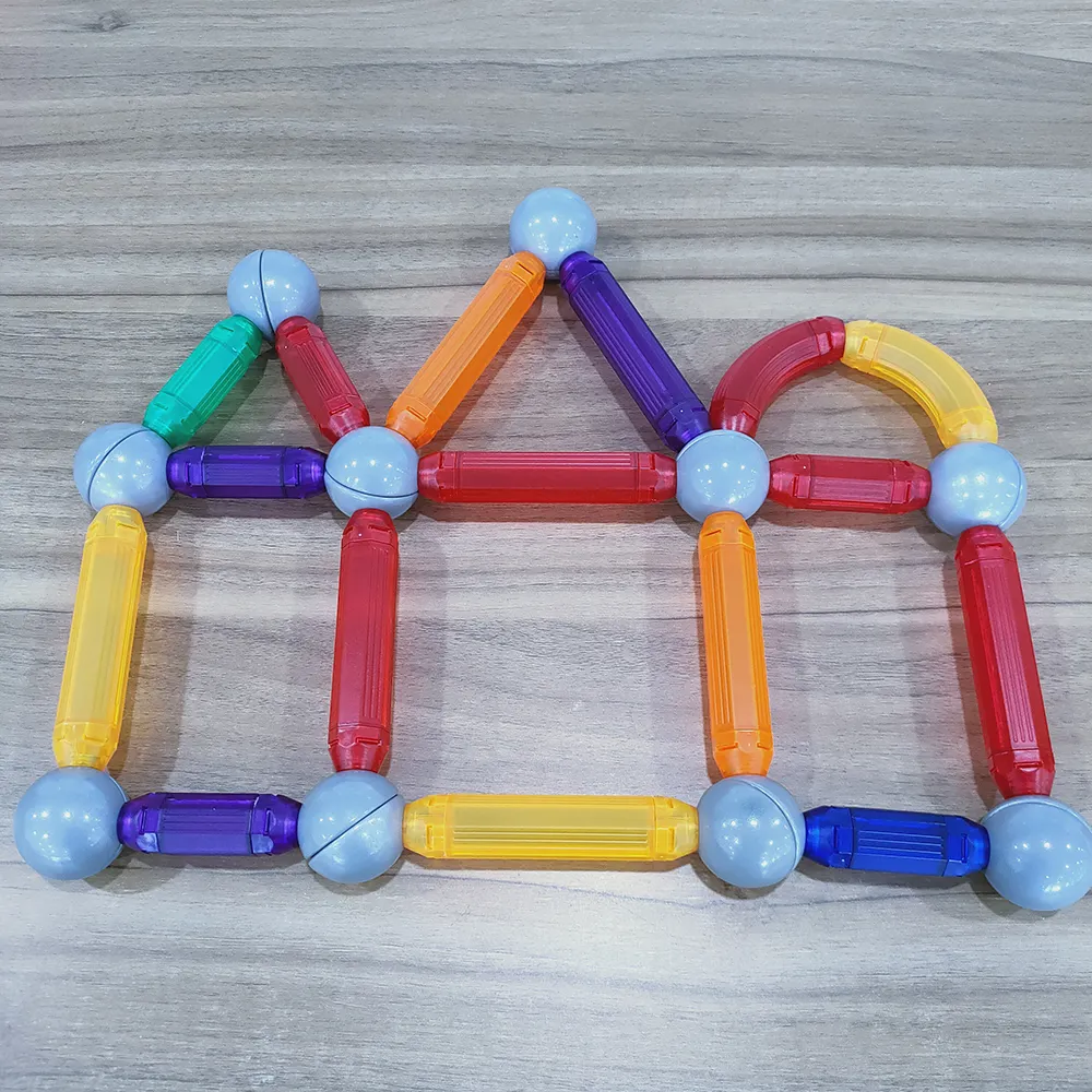 30 шт. магнитные палочки и шарики строительный блок стволовых игрушки Магнитные стоительные палочки
