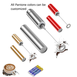 Chất lượng cao xách tay thép không gỉ sữa Frother mạnh mẽ điện Whisk tùy chỉnh <span class=keywords><strong>Mini</strong></span> cà phê & Trà Công cụ <span class=keywords><strong>mini</strong></span> <span class=keywords><strong>Mixer</strong></span> Máy xay sinh tố - Product Image 4