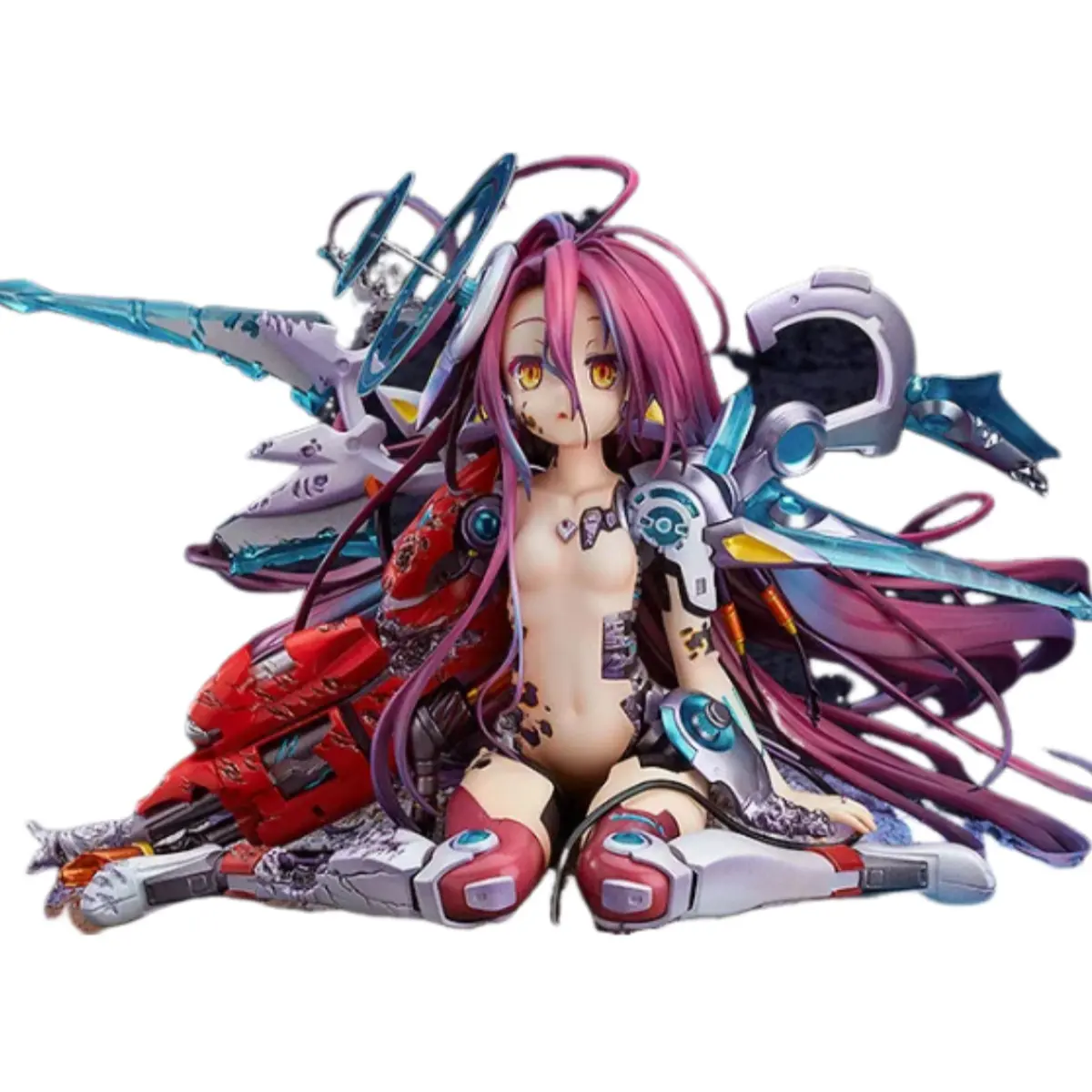 13CM juego No Life Shiro Sexy Anime figura estatua colección pequeños Manga juguetes PVC figuras de acción