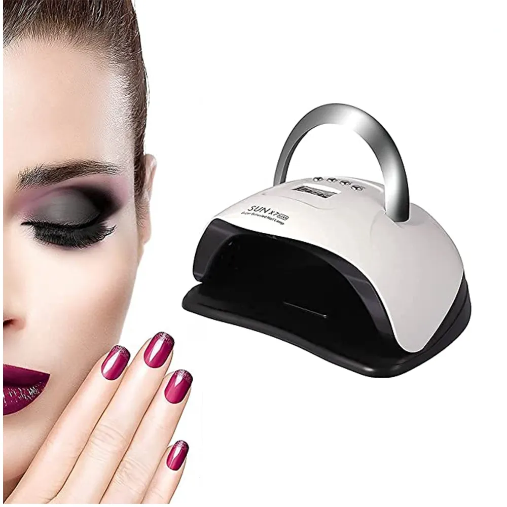 Secador de uñas LED con Sensor inteligente electrónico profesional, esmalte de Gel portátil, lámpara secadora de uñas Led para salón y hogar