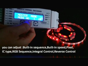 DC5V-DC24V Digital <strong>DMX512</strong> 1990 <strong>Led</strong> <strong>Controller</strong> BC-820 for Ws2801 IC - Product Image 4