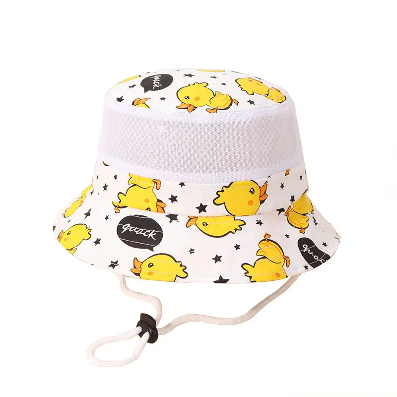 Gorro de malla transpirable con estampado de dinosaurio para bebé y niño, gorro de verano con estampado de dibujos animados, venta al por mayor