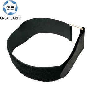 可调钩环带紧固件带金属扣的可定制钩环电缆扎带 - Product Image 5