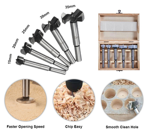 Round Shank <strong>Curved</strong> Outer Spur Hinge Boring Wood Forstner <strong>Drill</strong> Bit for Wood Working