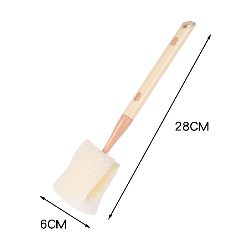 5803 sponge brush with bristles yellow