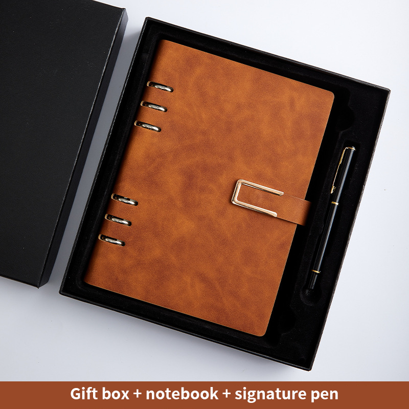 Coffret cadeau costume marron