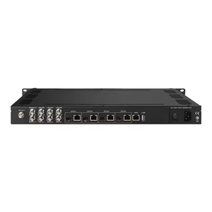 HD Encoder Modulator 2 in 1 8/16/24 HDM1 Inputs, MPEG-4 AVC/H.264 Video Encoding CATV IPTV Transmission by HFC or FTTH