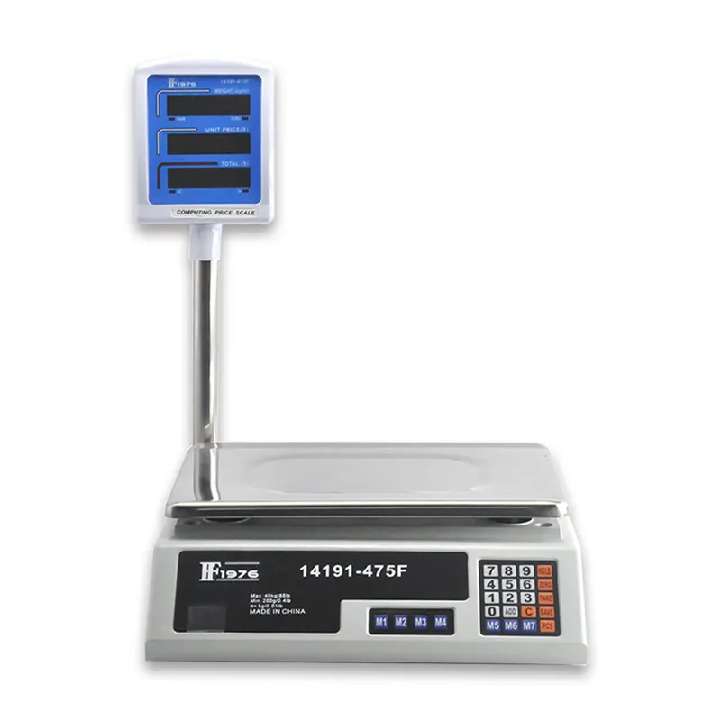 FF1976-475F 40kg/5g Cheap version Tower type Electronic Price Counting Scale digital weighing scale LED Dual-display