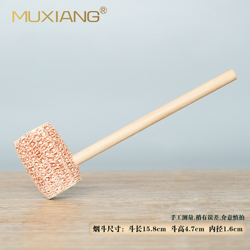 Bamboo pole round-headed corn bucket