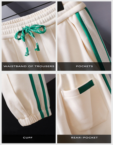 उच्च गुणवत्ता वाले प्रशिक्षण खेल पुरुषों के जॉगिंग ट्रैकसूट ज़िप अभ्यास कपड़े दो-टुकड़ा सेट - Product Image 6