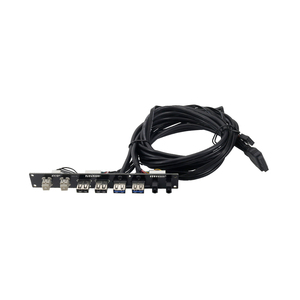 מחשב במקרה לוח PCB PCB פלט קלט אודיו i/o לוח extender כפול usb 3.0 2.0 חזית לוח 1 עד 4 יציאות