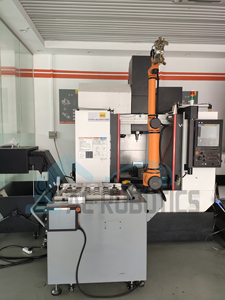 Braccio robotico intelligente con carico di 10kg per macchine utensili CNC/tornio CNC tending cobot arm up and down solution - Product Image 5