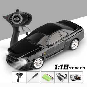 รถดริฟท์1/18 RWD RC A99 ldrc รีโมทคอนโทรลรถแข่งโมเดลพร้อมระบบไฟรถยนต์ของเล่นไฟฟ้า - Product Image 2