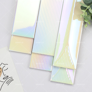 65*265mm đúc bề mặt nghệ thuật gạch ánh kim trắng gạch ốp tường - Product Image 2