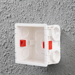 86 standart PVC plastik bağlantı kutusu duvar anahtarları-anahtar priz elektrik gömülü arka kutu pozisyon esnekliği ile - Product Image 5