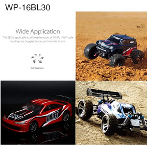 Hobbywing QuicRun-WP-16BL30 30A Brushless ESC controllo della velocità per 1/8 1/10 RC fuoristrada a distanza - Product Image 6